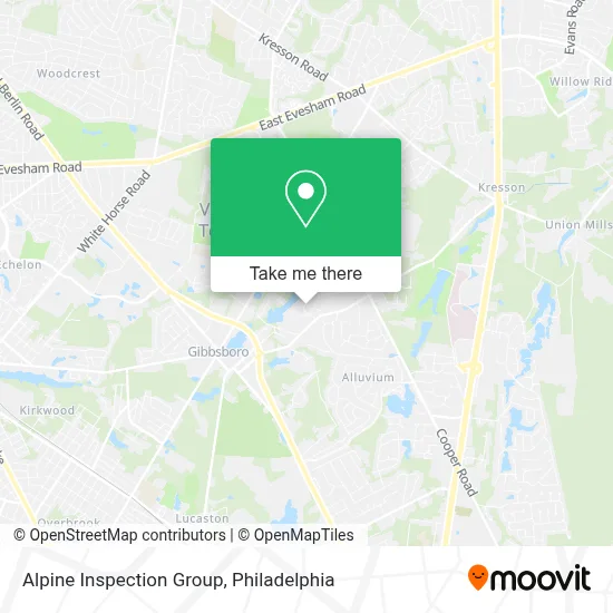 Alpine Inspection Group map