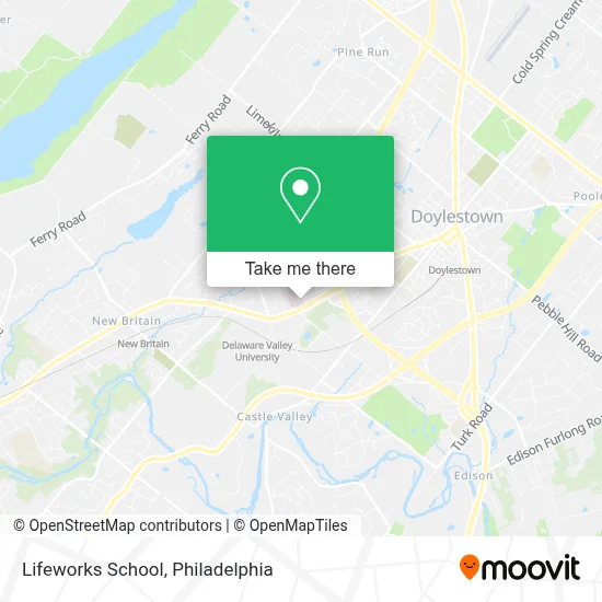Lifeworks School map