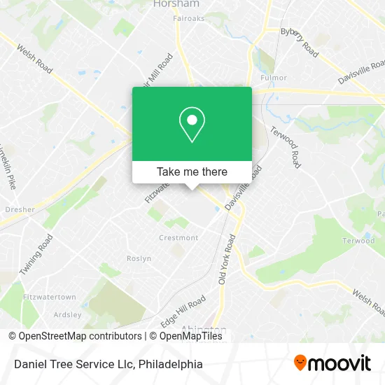 Daniel Tree Service Llc map
