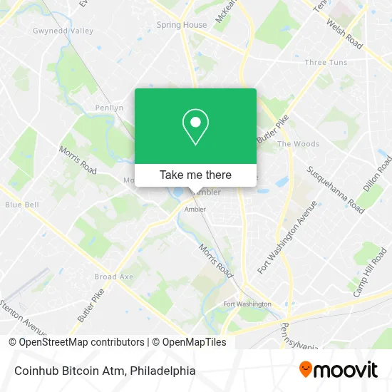 Coinhub Bitcoin Atm map