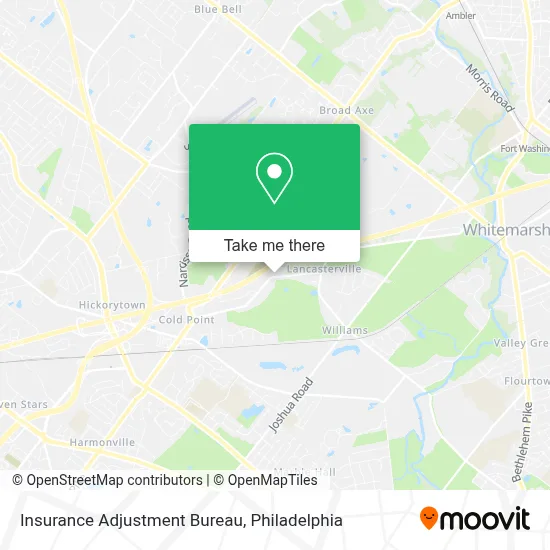 Insurance Adjustment Bureau map