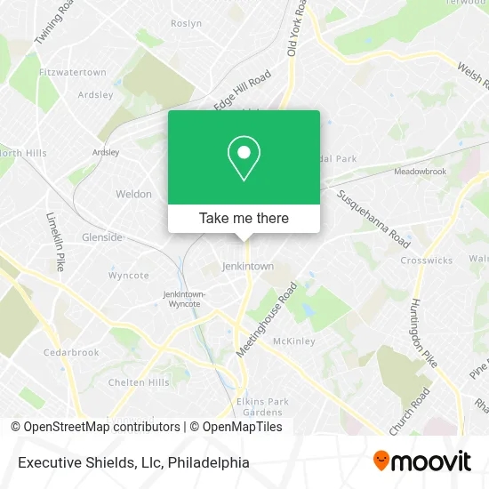 Executive Shields, Llc map