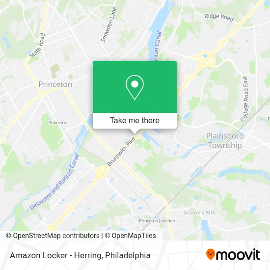 Amazon Locker - Herring map