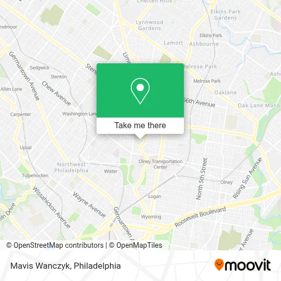 Mavis Wanczyk map