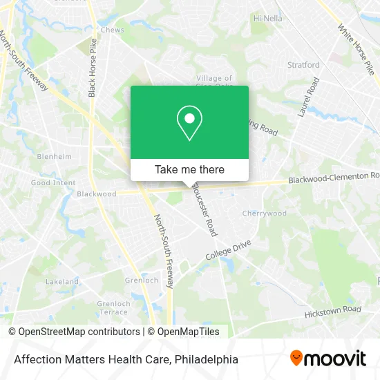Affection Matters Health Care map