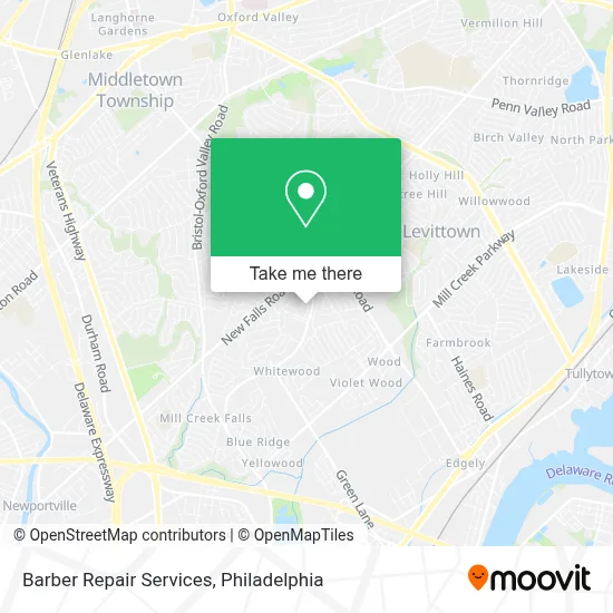 Barber Repair Services map