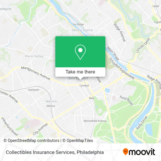 Collectibles Insurance Services map