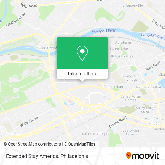 Extended Stay America map