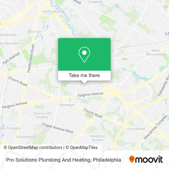 Pro Solutions Plumbing And Heating map