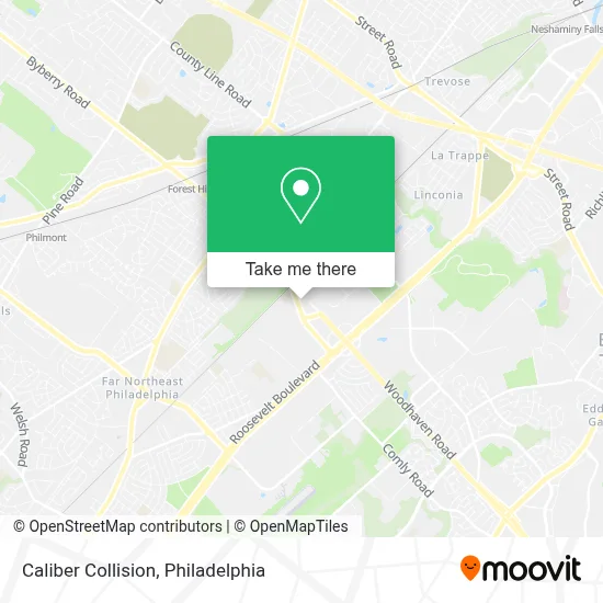 Caliber Collision map