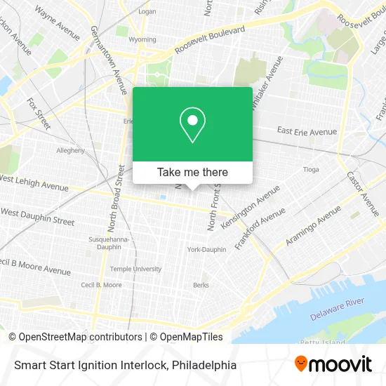 Smart Start Ignition Interlock map