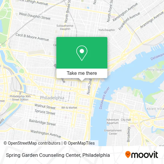 Spring Garden Counseling Center map