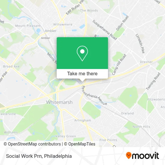 Social Work Prn map