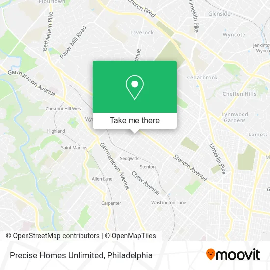 Precise Homes Unlimited map
