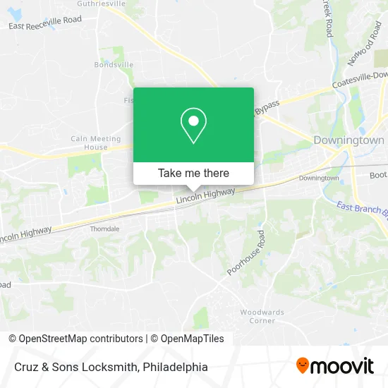 Cruz & Sons Locksmith map