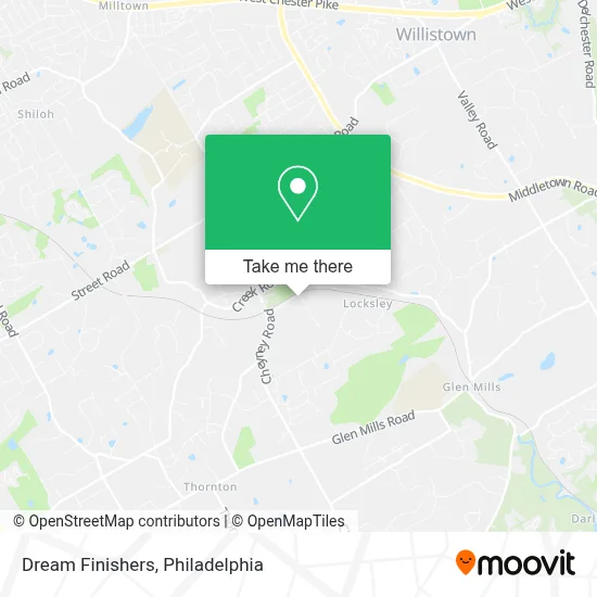 Dream Finishers map
