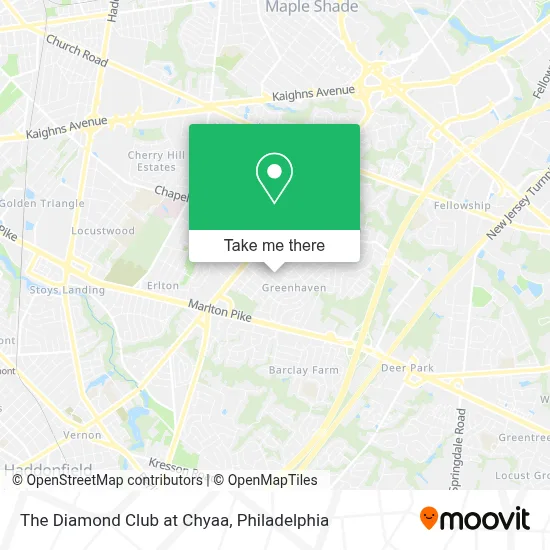 The Diamond Club at Chyaa map