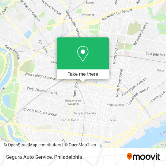 Segura Auto Service map