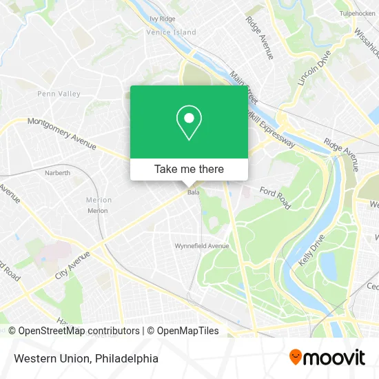 Western Union map