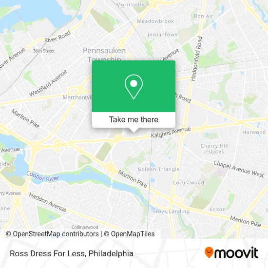Ross Dress For Less map