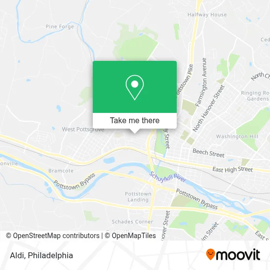 Aldi map