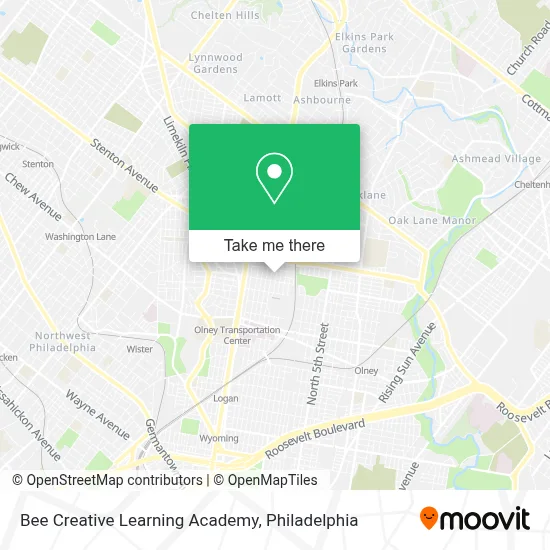 Bee Creative Learning Academy map
