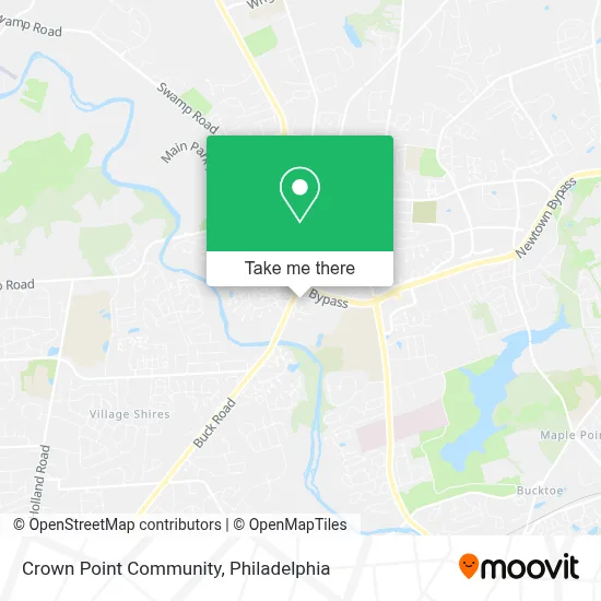 Crown Point Community map
