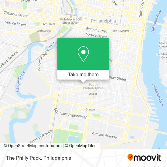 The Philly Pack map
