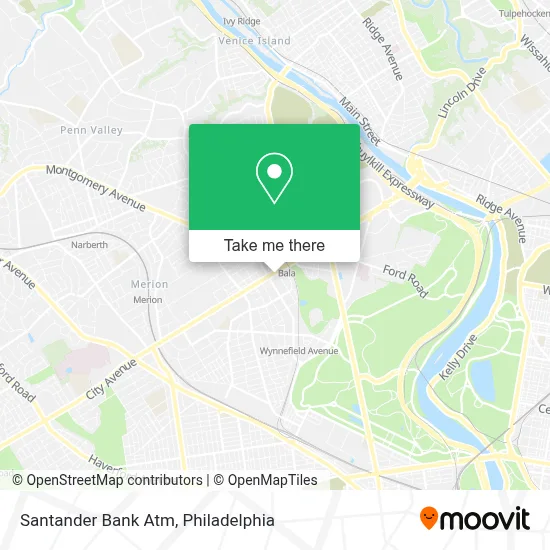 Santander Bank Atm map
