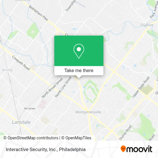 Interactive Security, Inc. map