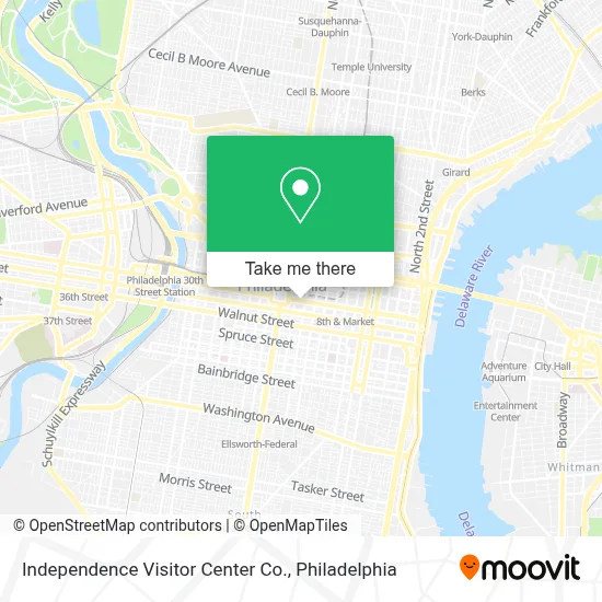 Independence Visitor Center Co. map