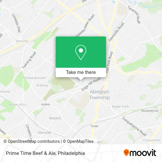 Prime Time Beef & Ale map