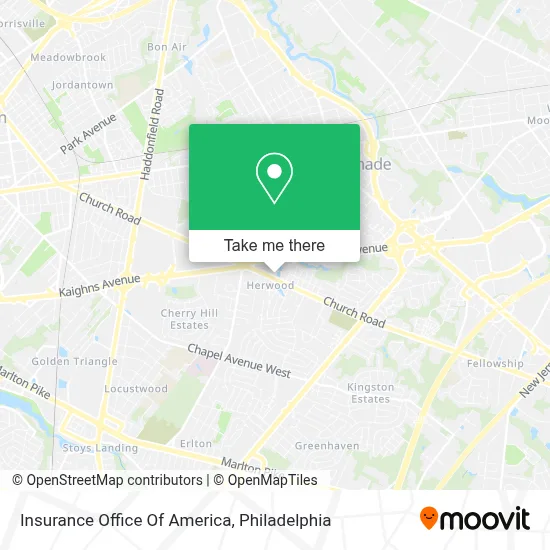 Insurance Office Of America map