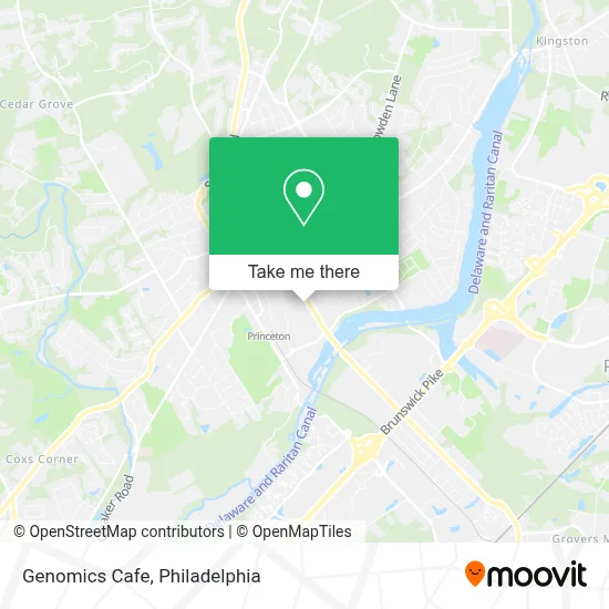 Genomics Cafe map