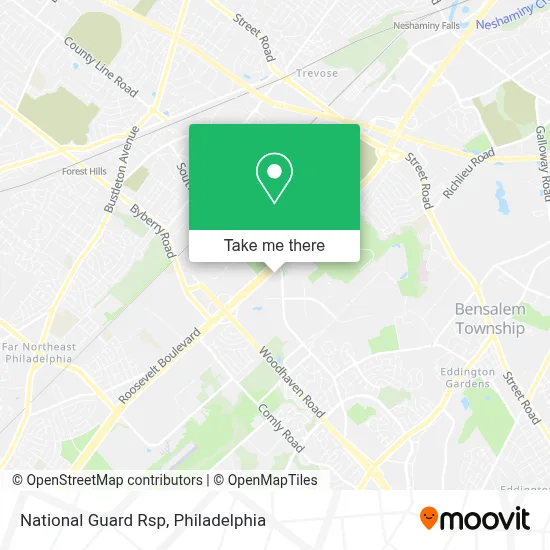 National Guard Rsp map