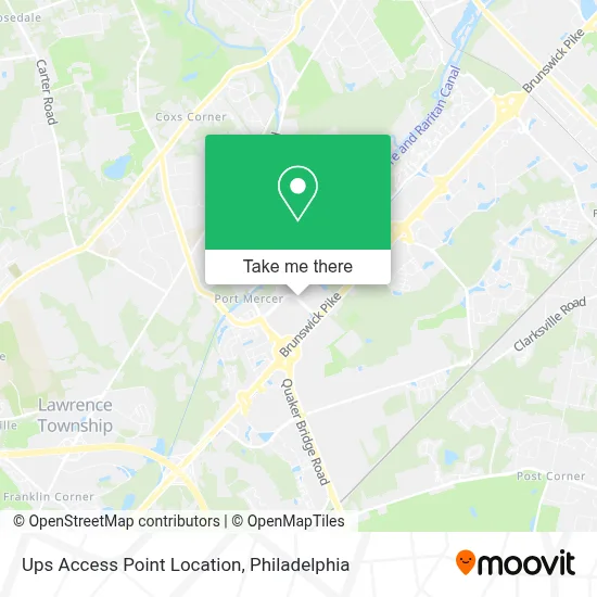 Ups Access Point Location map