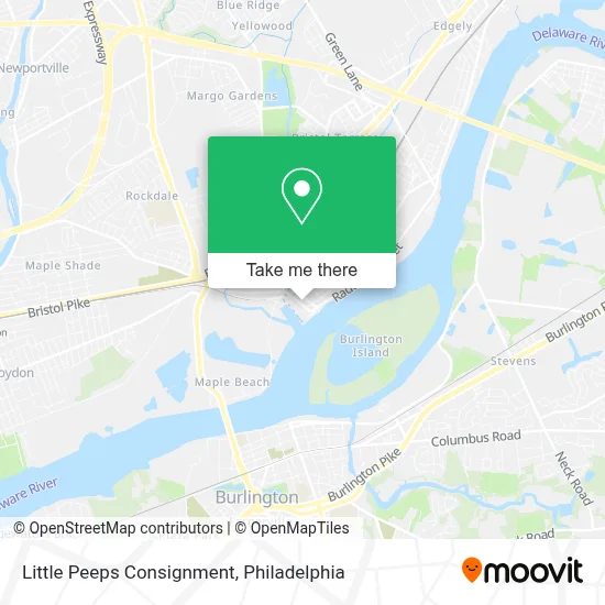 Little Peeps Consignment map