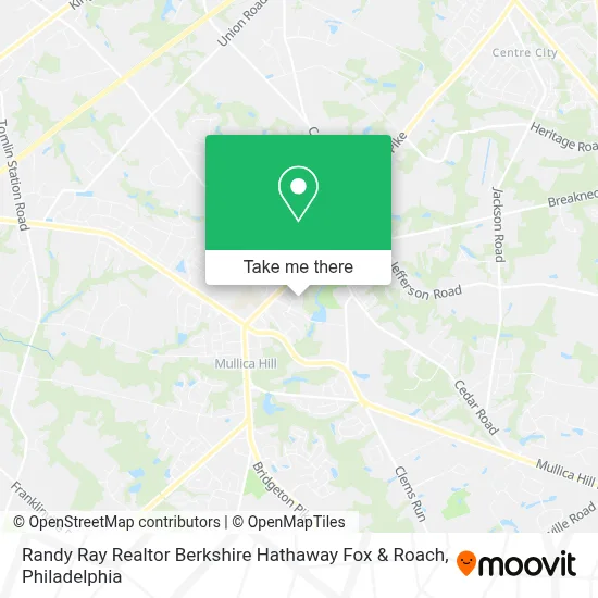 Randy Ray Realtor Berkshire Hathaway Fox & Roach map