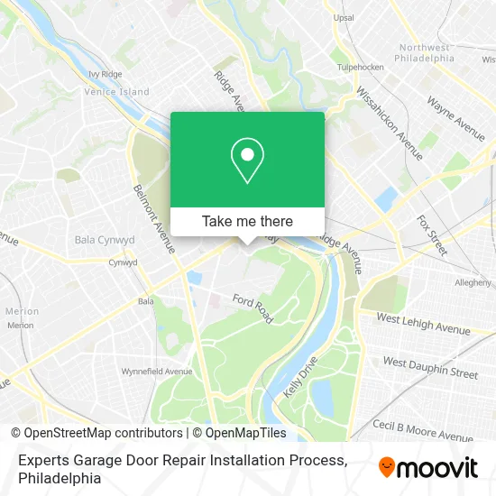 Experts Garage Door Repair Installation Process map
