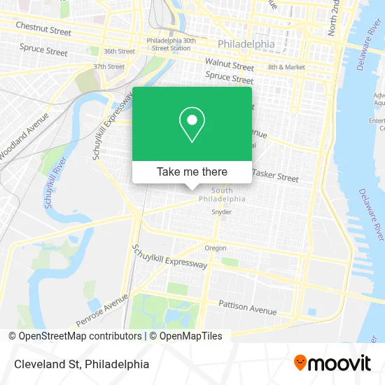 Cleveland St map