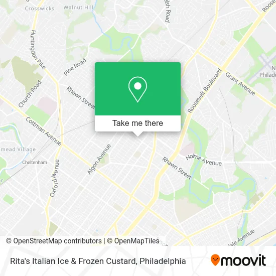 Rita's Italian Ice & Frozen Custard map