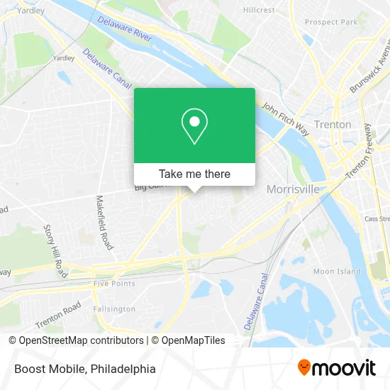 Boost Mobile map