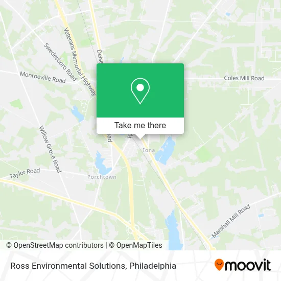 Ross Environmental Solutions map