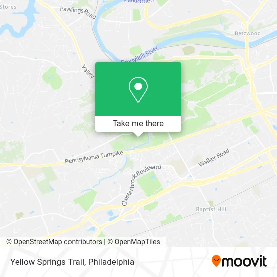 Yellow Springs Trail map