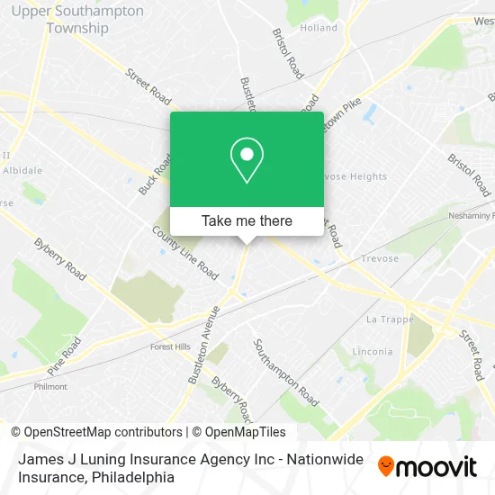 James J Luning Insurance Agency Inc - Nationwide Insurance map