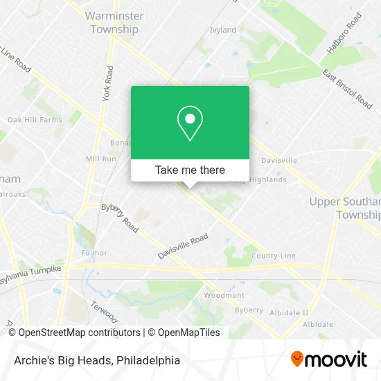 Archie's Big Heads map