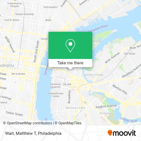 Wait, Matthew T map
