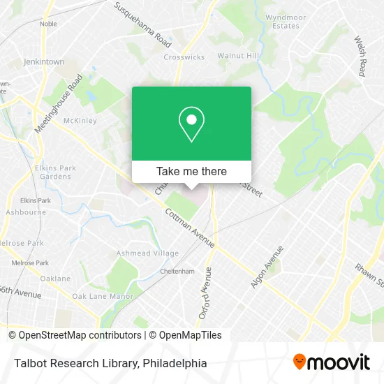 Talbot Research Library map