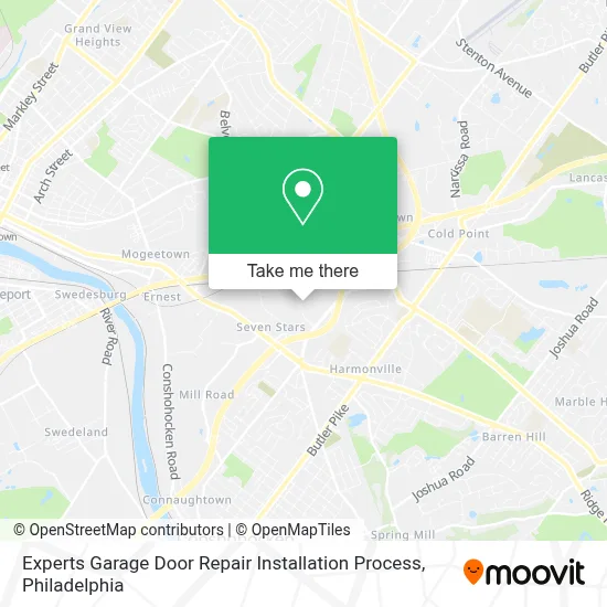 Experts Garage Door Repair Installation Process map
