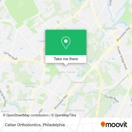 Callan Orthodontics map
